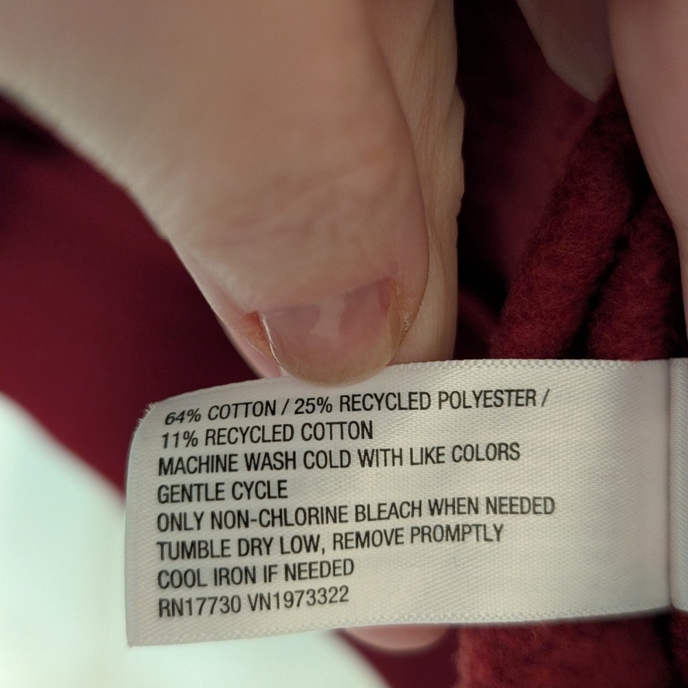 Universal Thread Pullover Maroon Sweatshirt - image 5